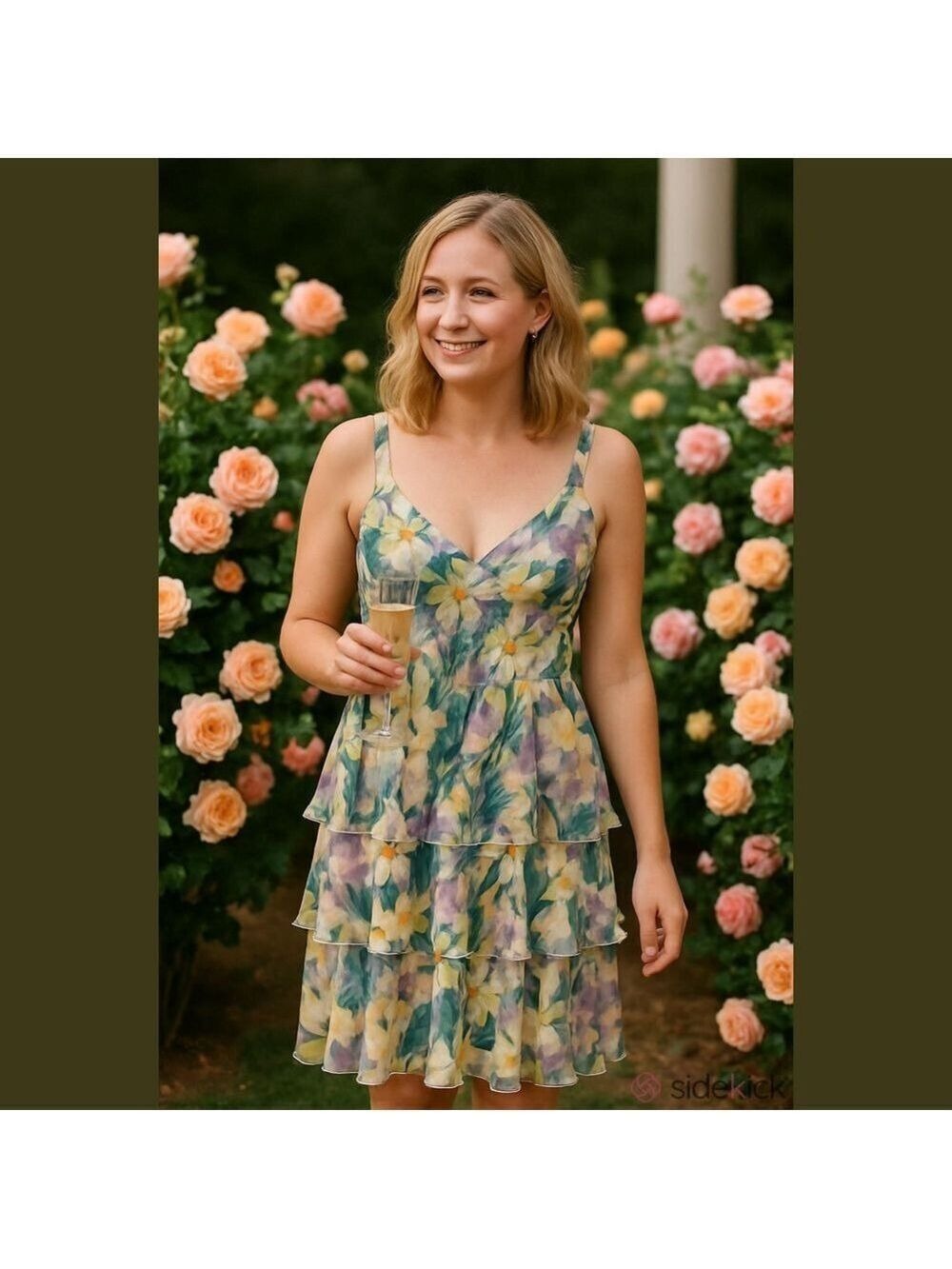 Frascara Toronto Silk Midi Dress 10 Formal Dress & jacket/shrug Y2k Babydoll